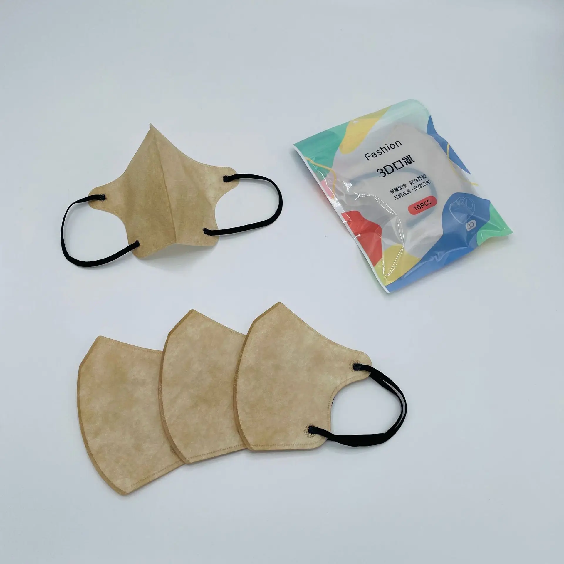 OEM Disposable 3 D Cute Cartoon DuckBill Masker Customize Protective 3 Ply Colorful Kids Non Medical 3D Duck Bill Face Mask