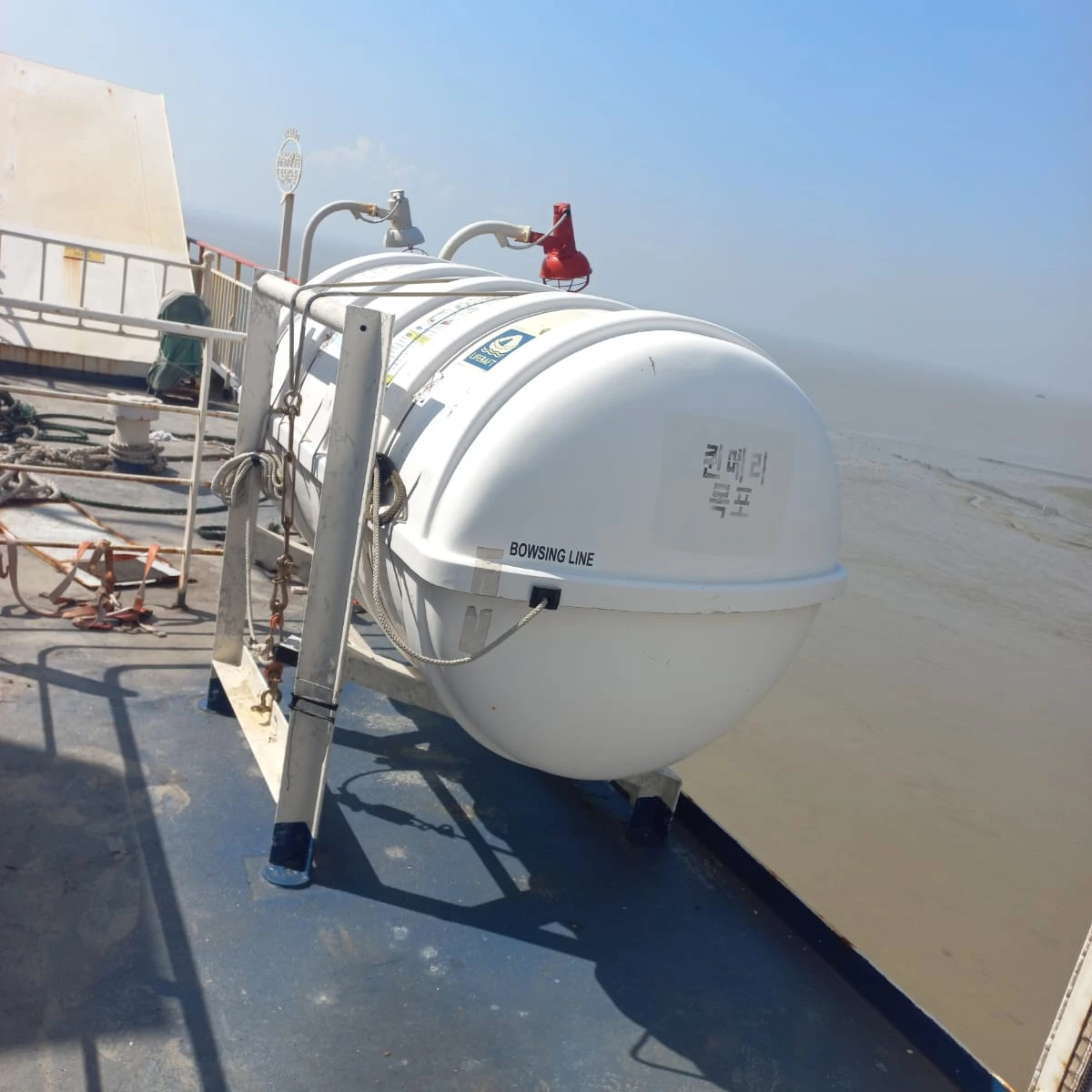 Ready to Export Wholesale 100 Persons Capacity Inflatable Life Raft Good Condition at Cheap Price