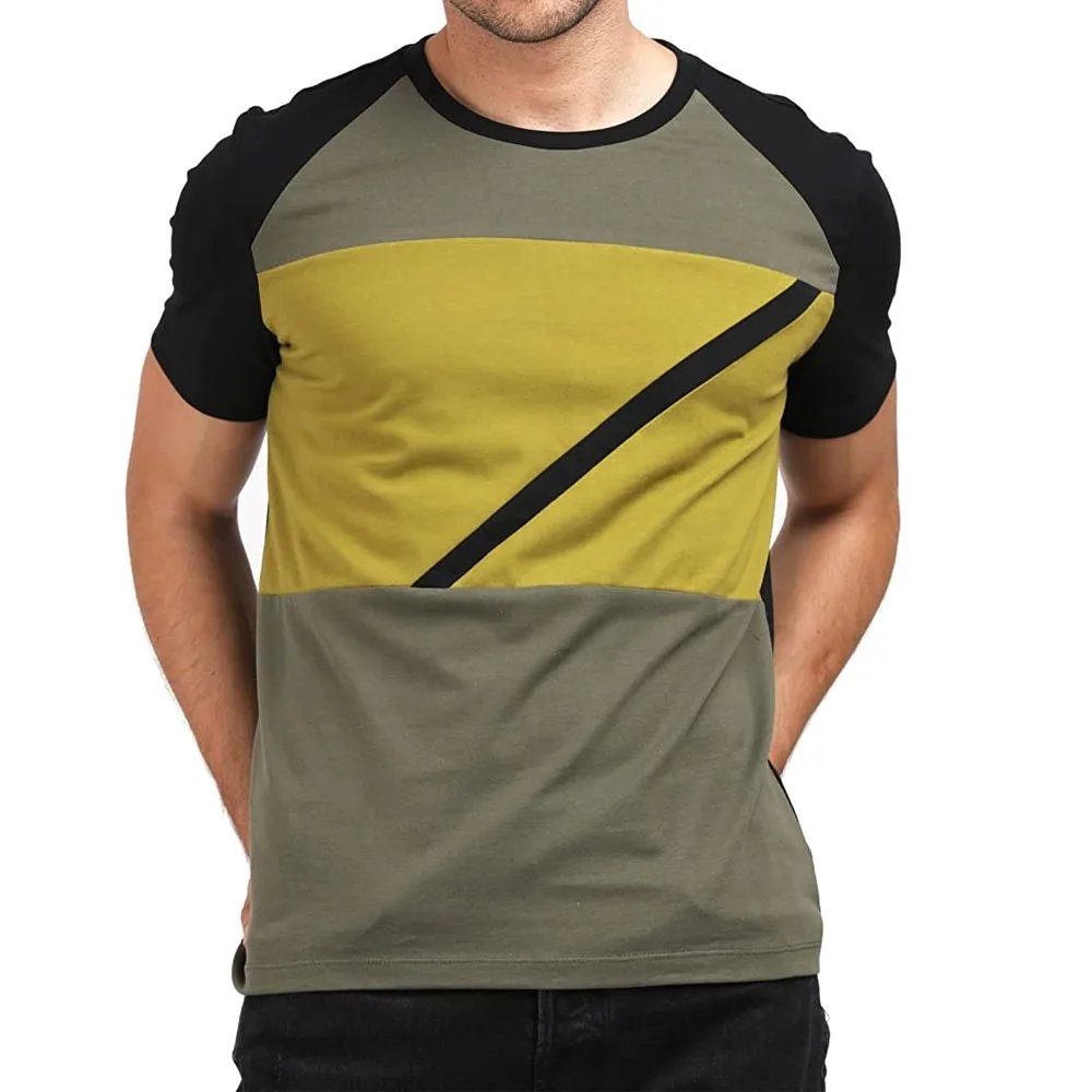 Most Fashionable Men Black 100% Cotton Basic Blank Casual O Neck T Shirt With Short Sleeves For Sale In Low Rates