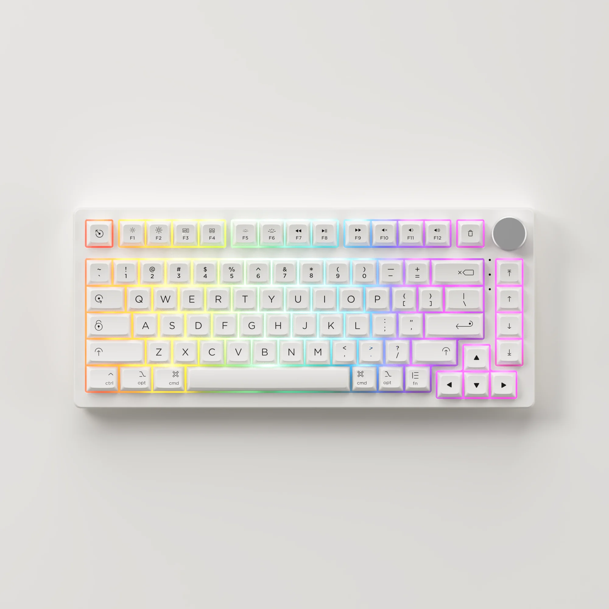 AKKO PC75B PLUS Air Mechanical Keyboards with Knob RGB Hot Swap Suit for Win MAC OS