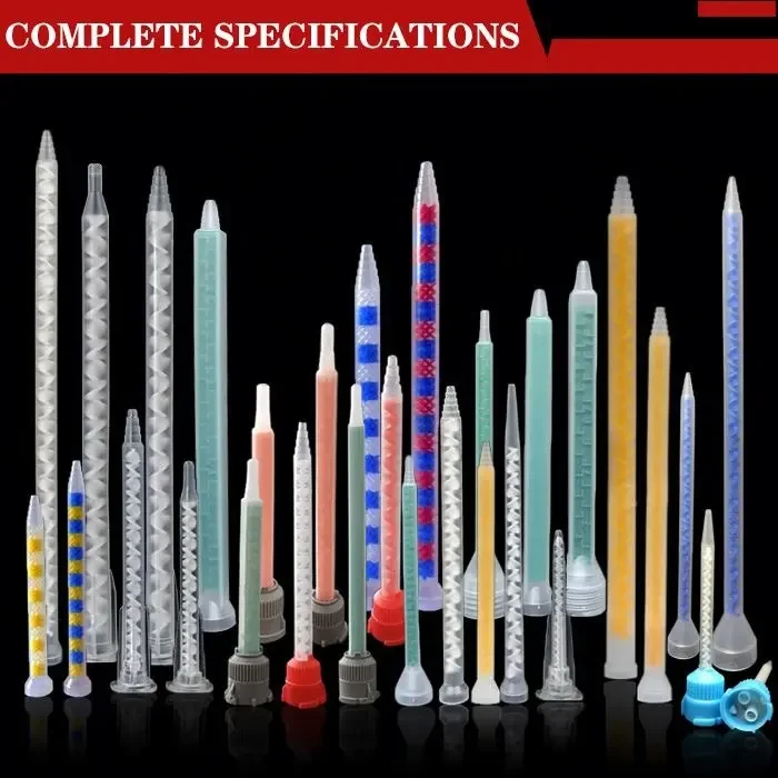 MCH06-24L Adhesive Epoxy Mixing Nozzle Nozzles MC06-24L  Mix Tube Static Disposable Plastic Element Pipe Ozone Mixer Static