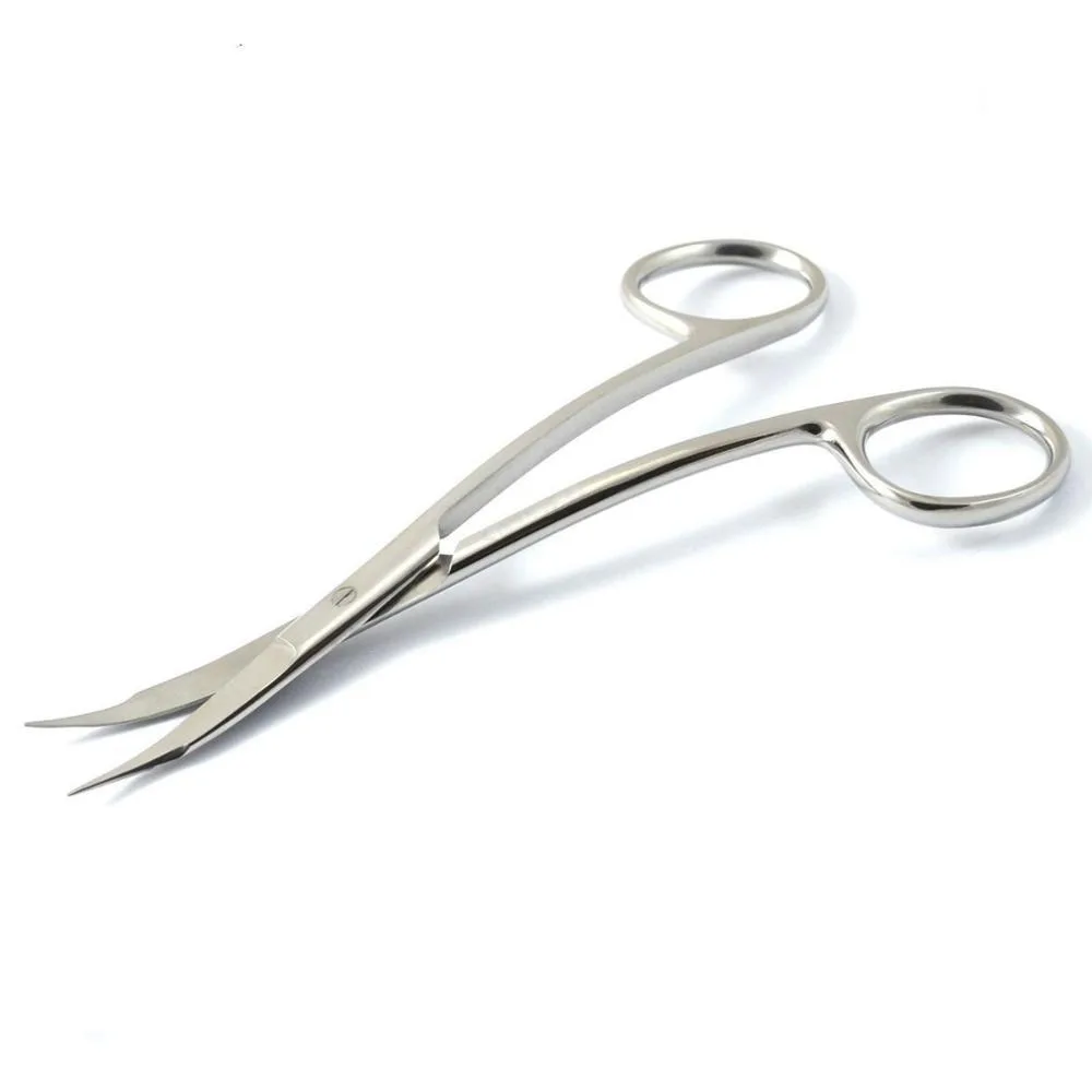 Surgical Goldman Gum Scissors 13cm Double Curved Dental Gum & Tissue scissor