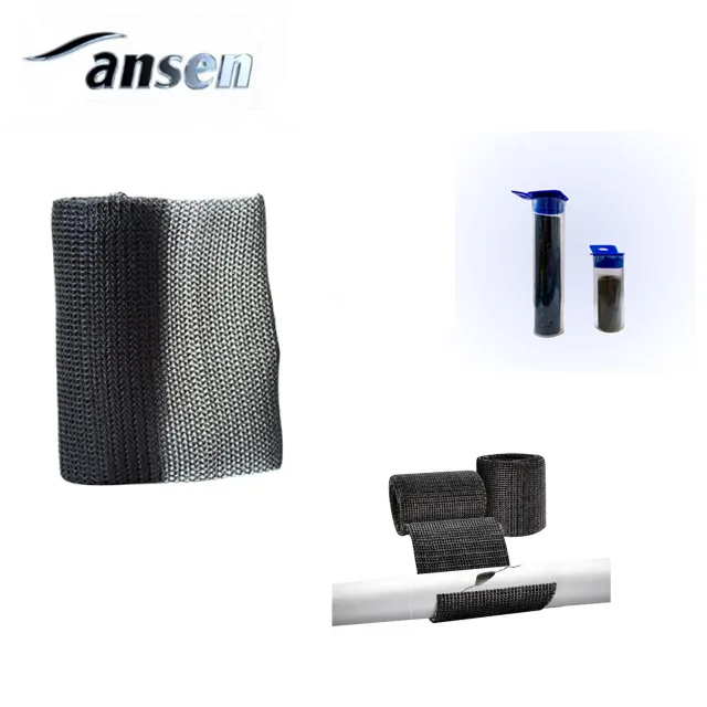 Industrial-strength Fibreglass-reinforced Repair Tape Quick Repair Bandage Pipe Wrap on Oil Gas Pipeline Protection