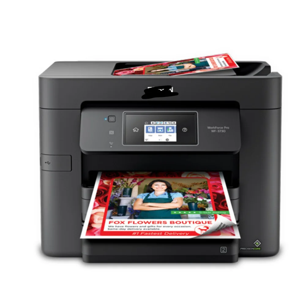 HOT PRODUCT OEM WorkForce Pro WF-3730 All-in-One Wireless Color Printer with Copier, Scanner, Fax and Wi-Fi Direct,Black