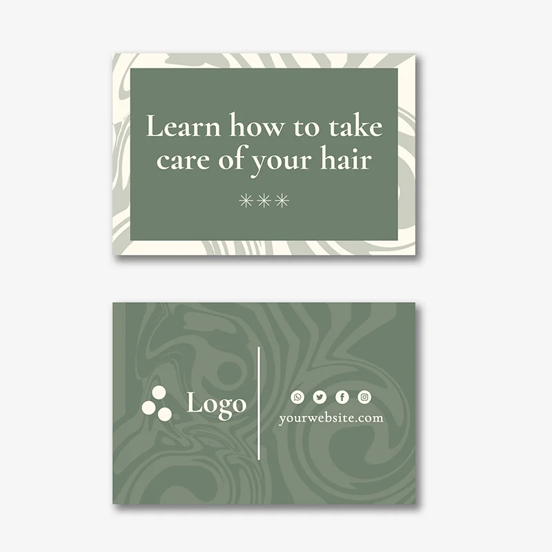 High Quality Custom Cards  with logo and  QR code for Business