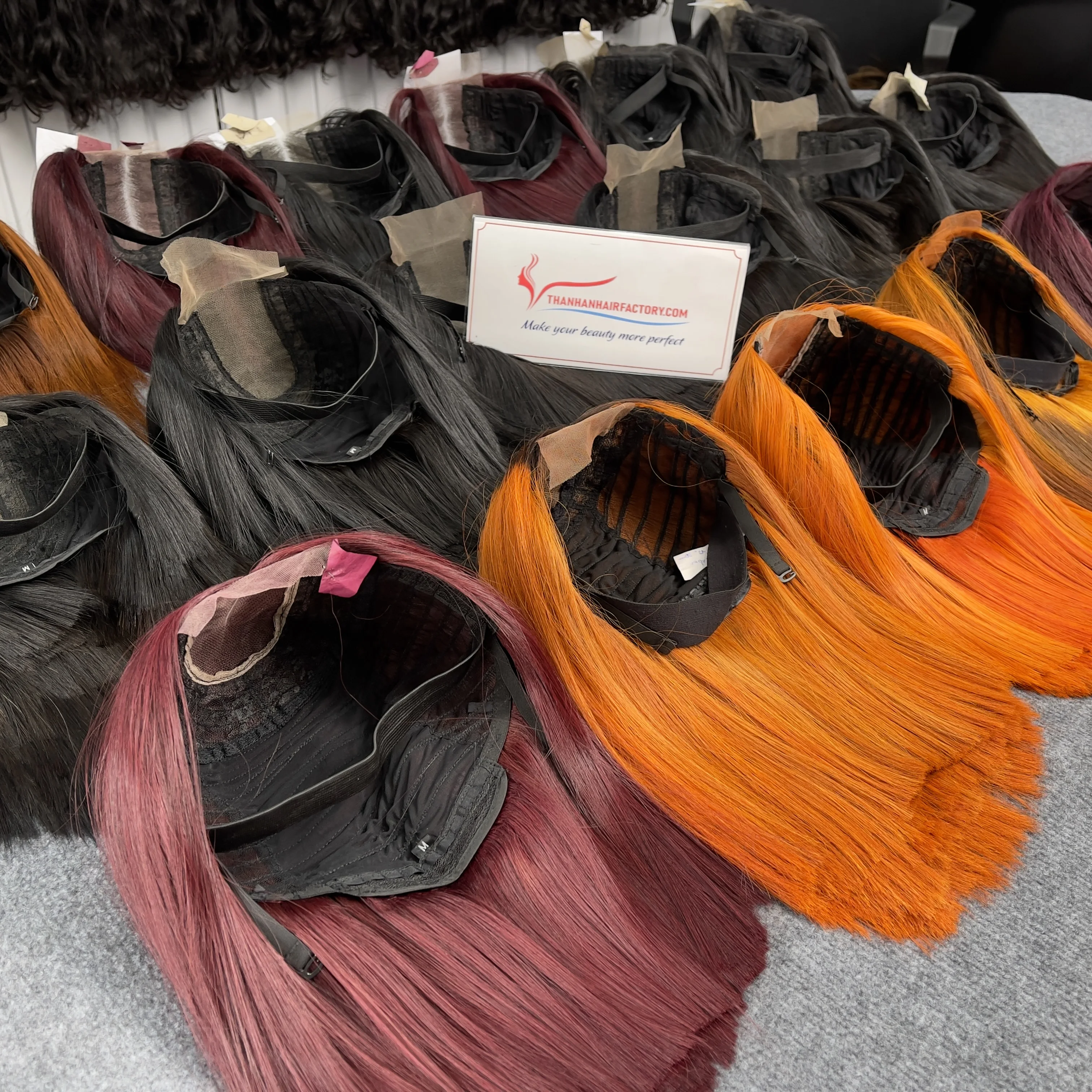 BEST BEAUTY! high quality Wig Hair Extensions Easy to Apply hd lace fit on your skin Ready to Ship