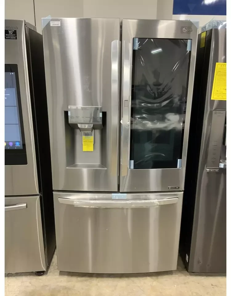 Real Quality Stainless Steel Smart Wi-Fi Enabled InstaView Door-In-Door Counter-Depth Refrigerator With Craft Ice