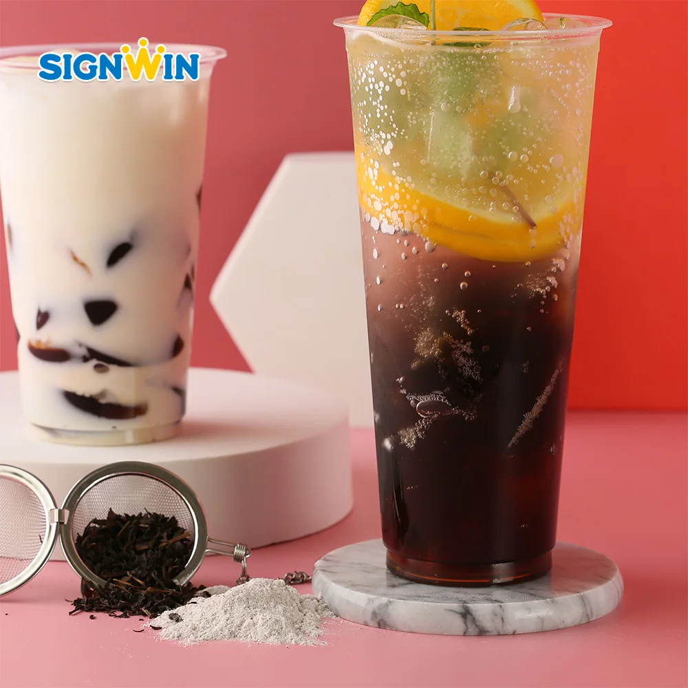 SIGNWIN-черный чай желе порошок