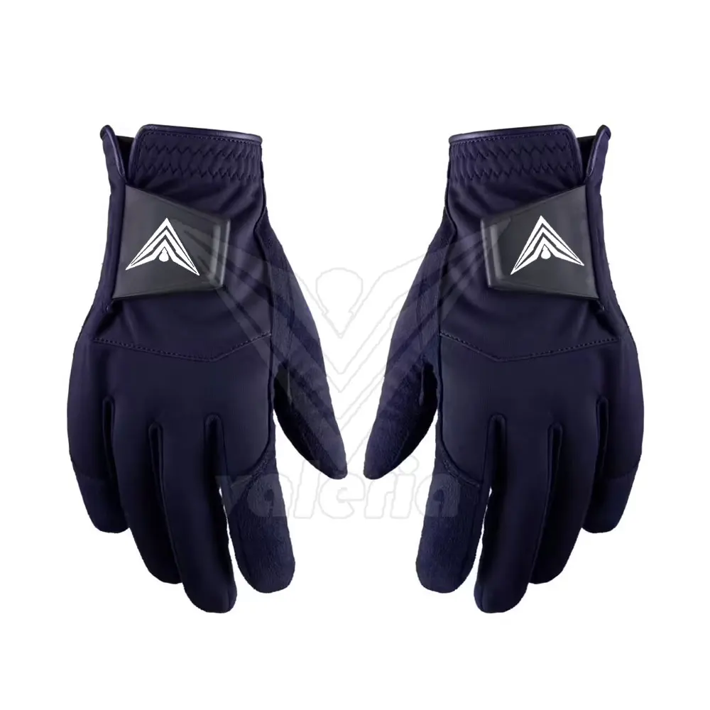 Wholesale Cabretta Leather Anti Slip White Golf Gloves Customized Logo Soft Material Full Fitting Golf Gloves for Women and Men