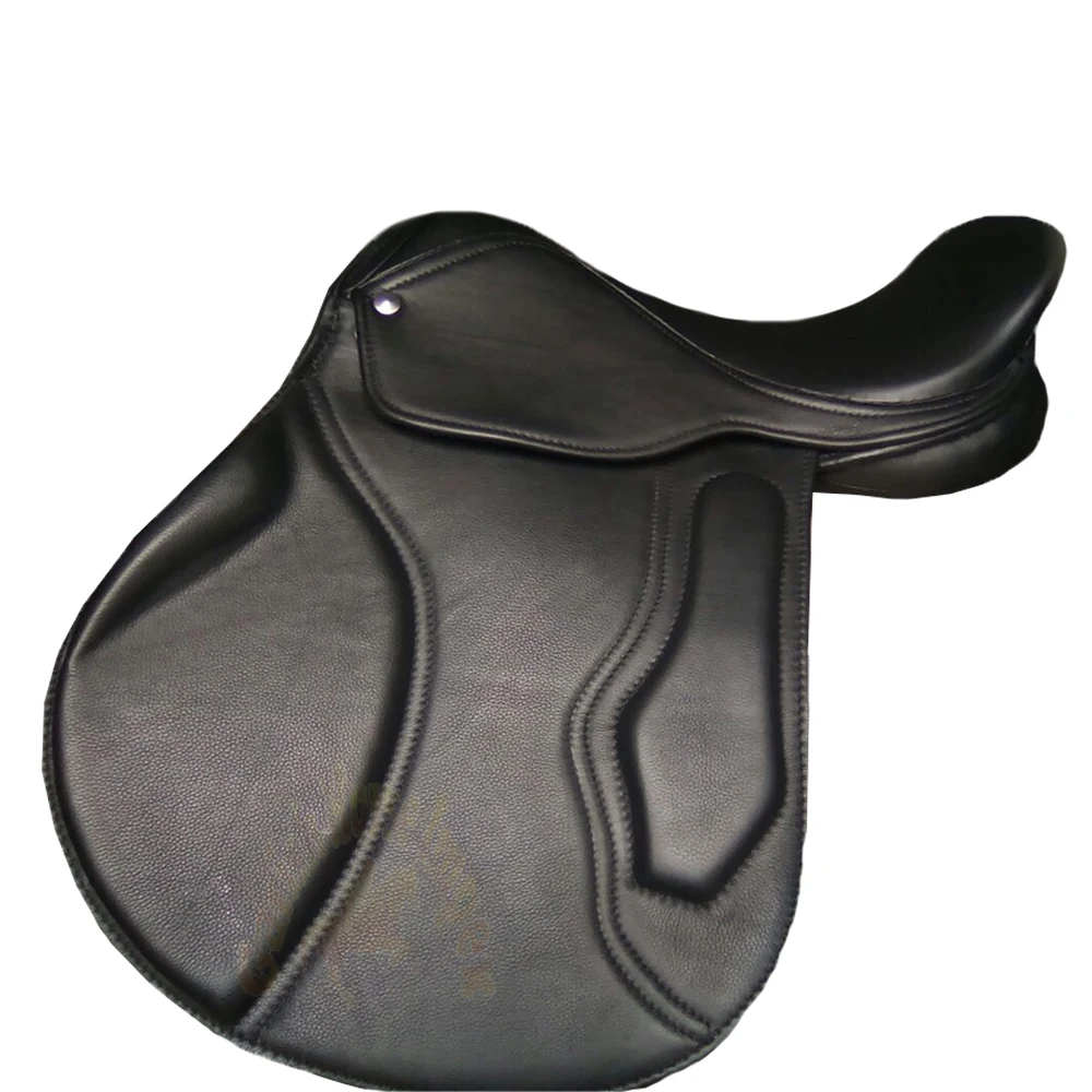 Black Top Quality Pure Leather All Purpose Equine Saddle English Real Leather Horse Saddle Best Horse Riding Leather