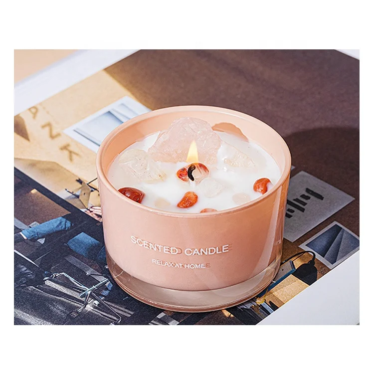 Paraffin Wax Type Fragrance 285g Handmade Scented High Quality Candles Christmas Parties Soy Wax From Vietnam