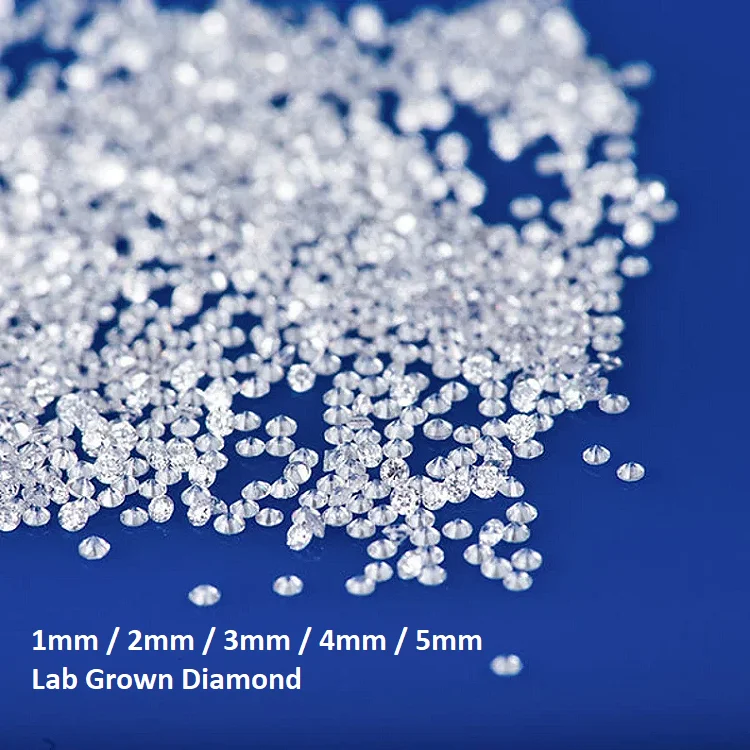 4.4mm Lab Grown Diamond Round White DEF/VVS-VS 1Carat 4 Piece Lot Loose Diamonds for Lab Grown Diamond Engagement Ring & Jewelry