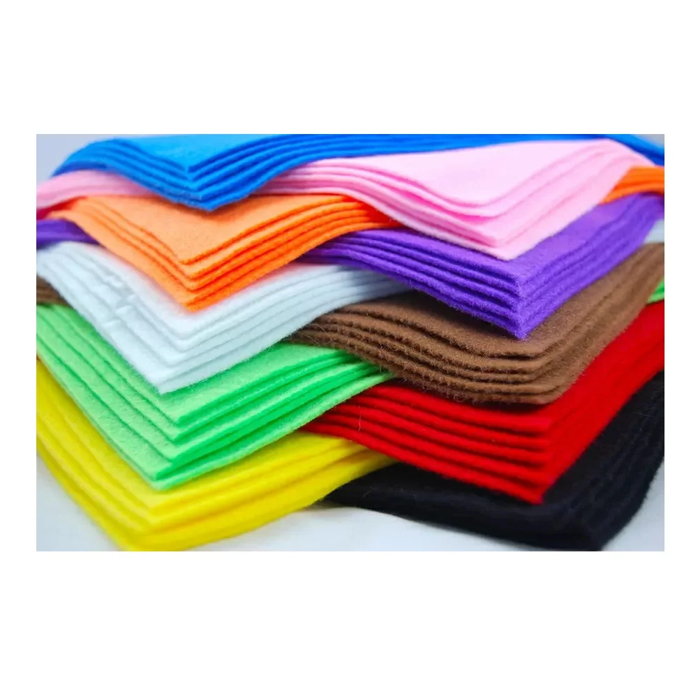 Sustainable Breathable Needle Punched Waterproof Premium Garment/Tennis Materials 100% Polyester Plain Texture Felt from Vietnam