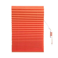 Temporary Paper pleated blinds  wholesale easy pleated paper fabric roller blinds