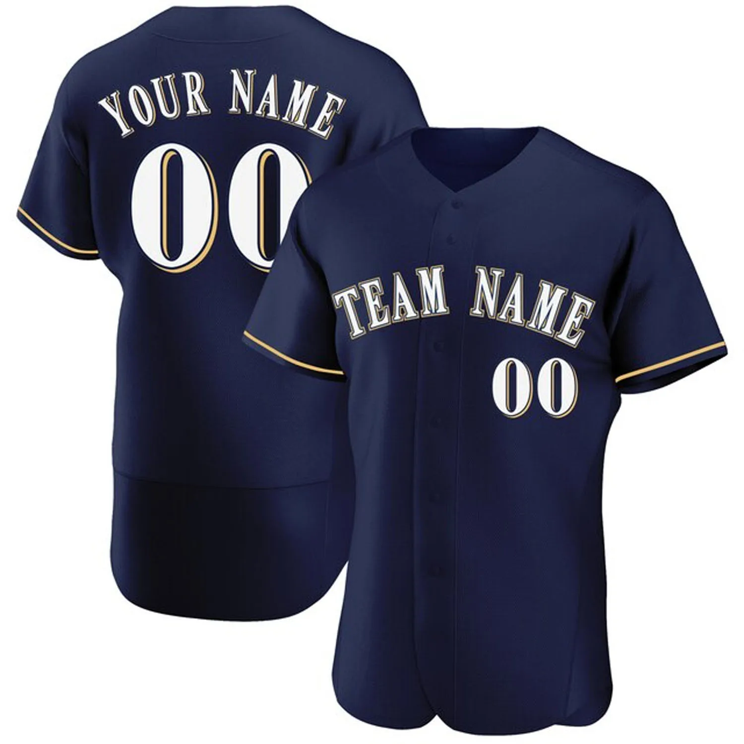 Custom embroidered stitching with original logo baseball uniform shirt with free shipping