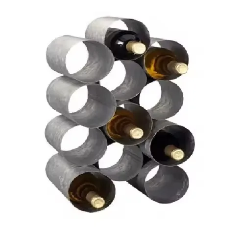 Export Quality Hammered Wire Metal Spice Jar Beverage Liquor Water Wine Bottle Display Rack from India