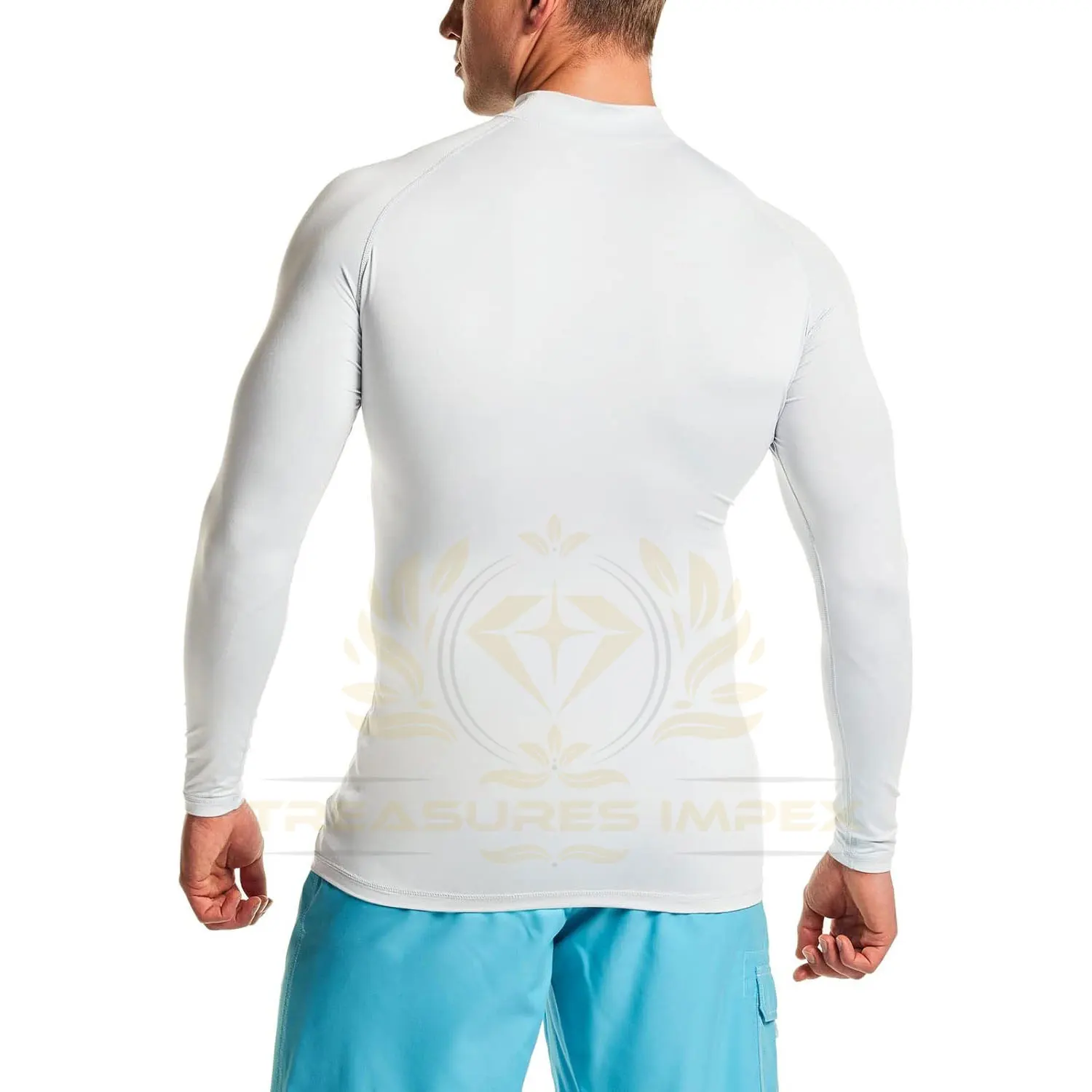 Plain Rash Guards Wholesale Long Sleeve BJJ Rash Guards Custom Blank Compression Shirts Design Your Own Swim Shirt Rash Guard