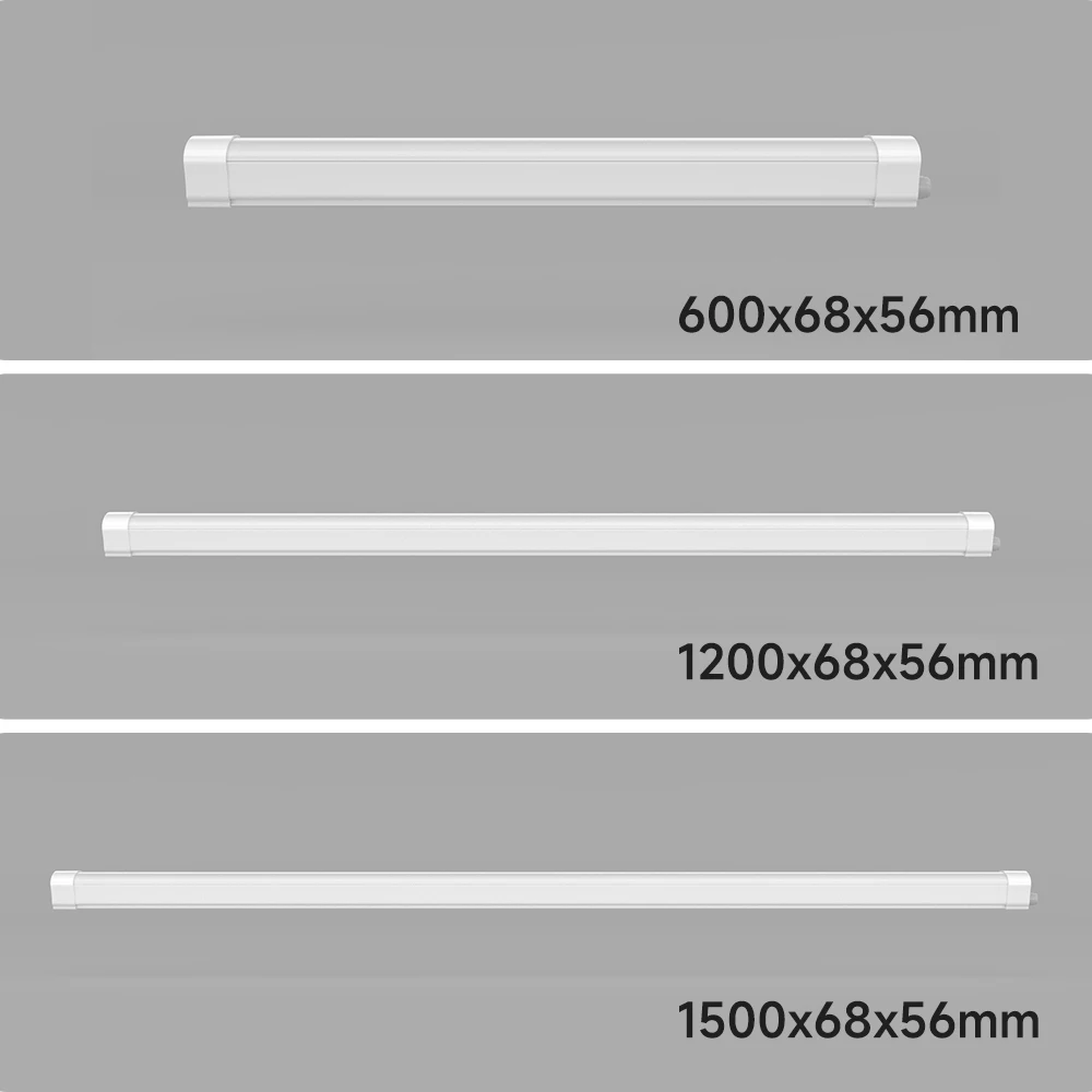 Factory 120cm 4ft 40W Triproof Light Underground on/off Motion Sensor LED IP65 IP66 Tri-proof Light for Parking Lot