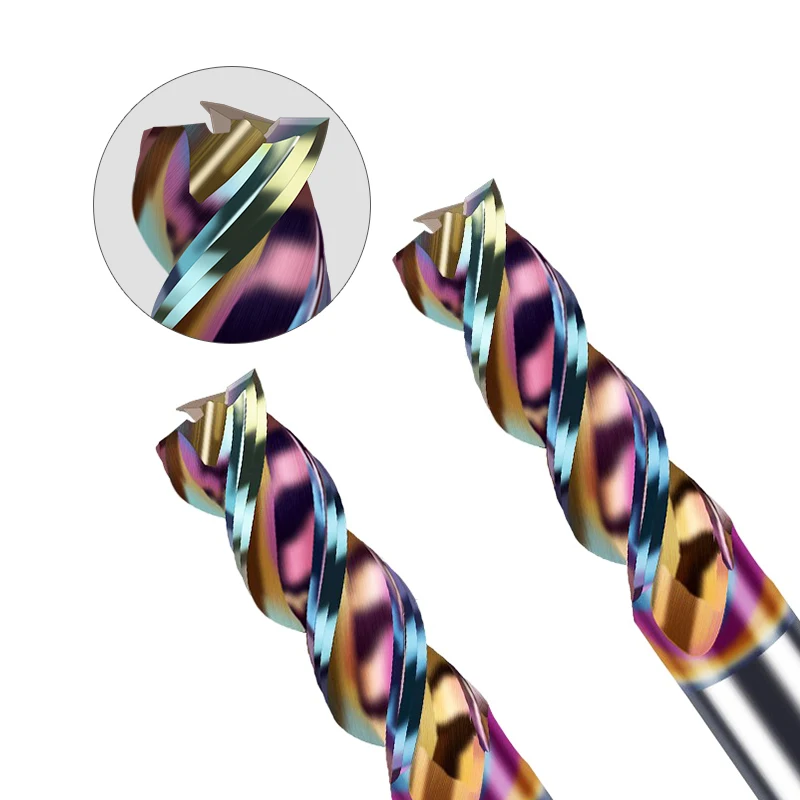 CNC End Milling Cutter Machine Aluminum Profile Flat End Mills Tungsten Steel Milling Cutter End Mill