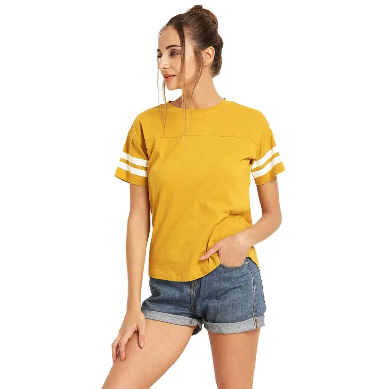 Custom Cheap Bulk Plain Woman Fashion Design Custom Printing 100% Cotton Soft Loose Women Fitted T-Shirts