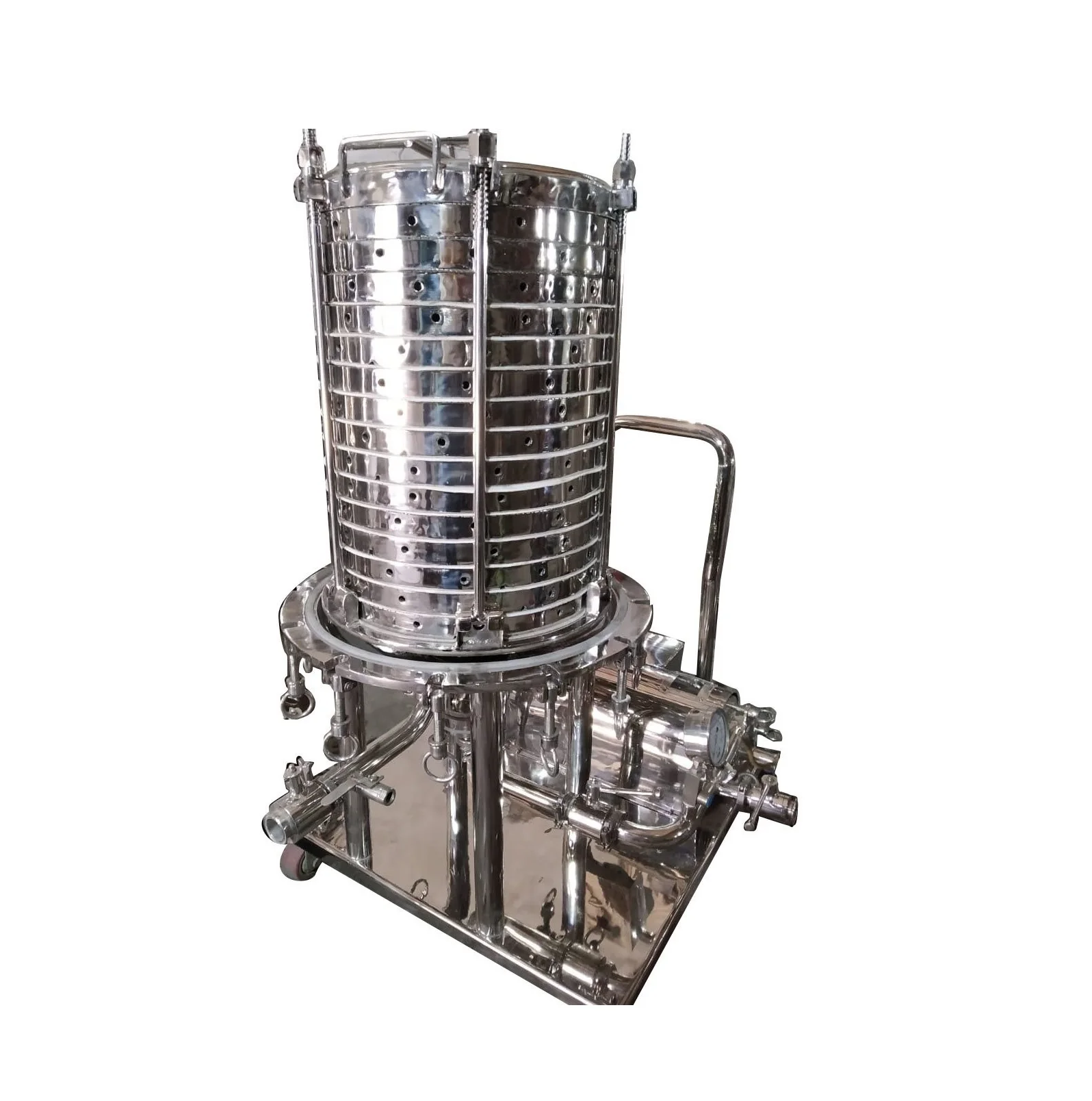 Filtration Equipment Sparkler Filter Helps in Trapping Impurities and Particles Present in the Liquid for Export Sale