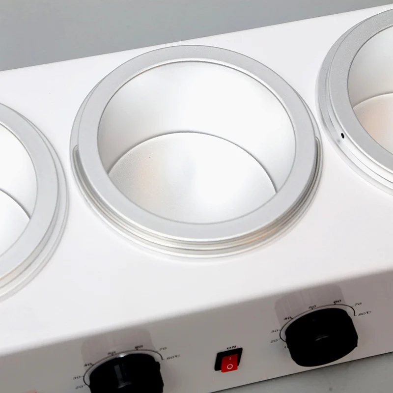 3 Pots Wax Heater 1500ml Wax Warmer Professional Wax Pot Machine Hair Removal Exfoliators For Beauty Salon