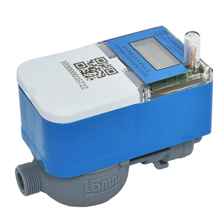 Пластиковые предоплатой 1/2 '15 мм предоплаты беспроводной nbiot расходомер пульт дистанционного nb iot счетчиков воды