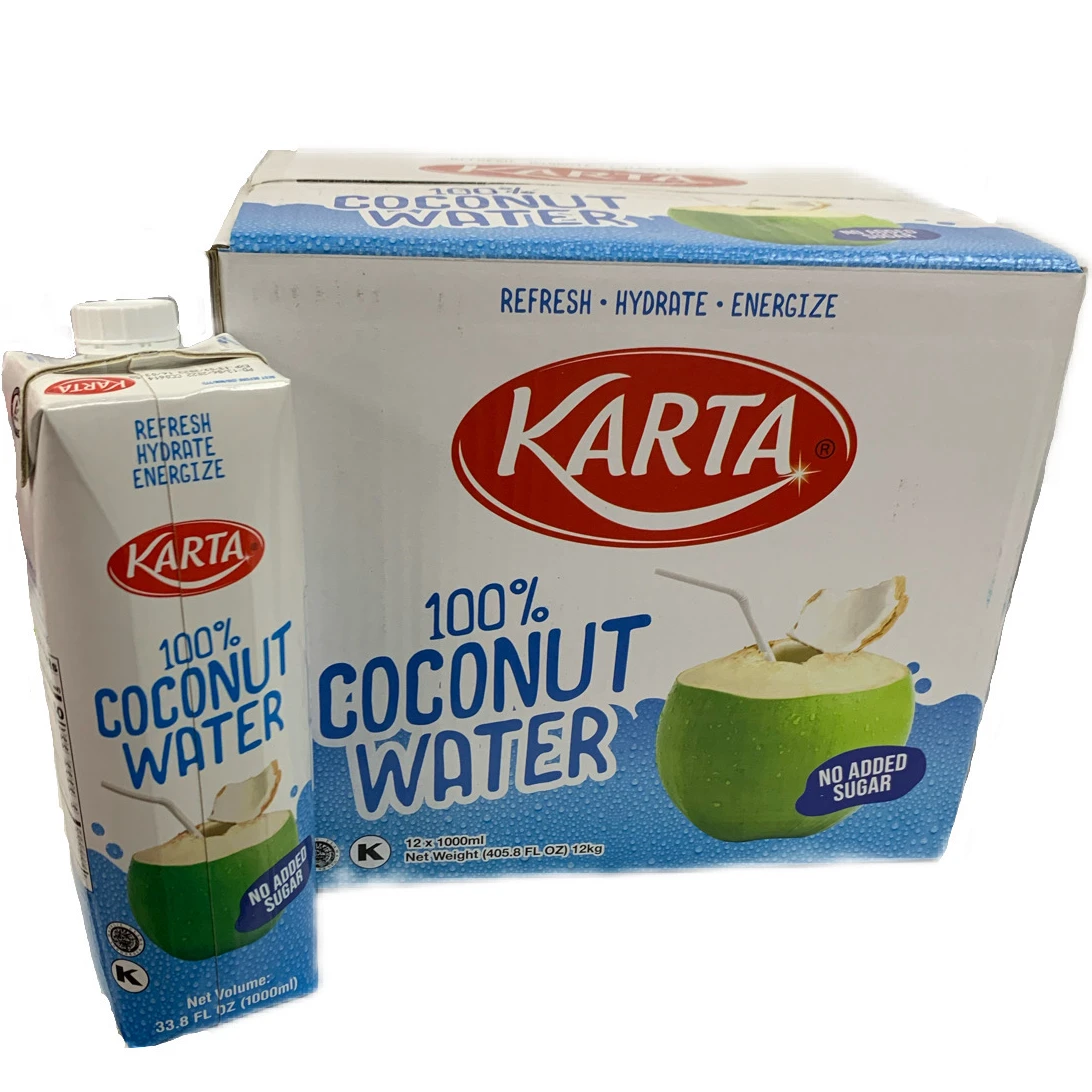 Karta Coconut Water from Indonesia 1000ml tender green coconut water coconut water concentrate