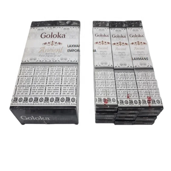 Hot Sale Popular Fragrance Goloka Brand Ancient Masala Hand Rolled Incense Sticks Wholesale