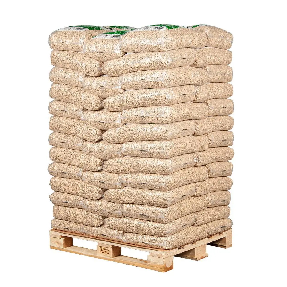 Manufacturer Of Wood Pellets For Sale Pine Wood Pellet 6mm 15KG Bags europe prices cheap