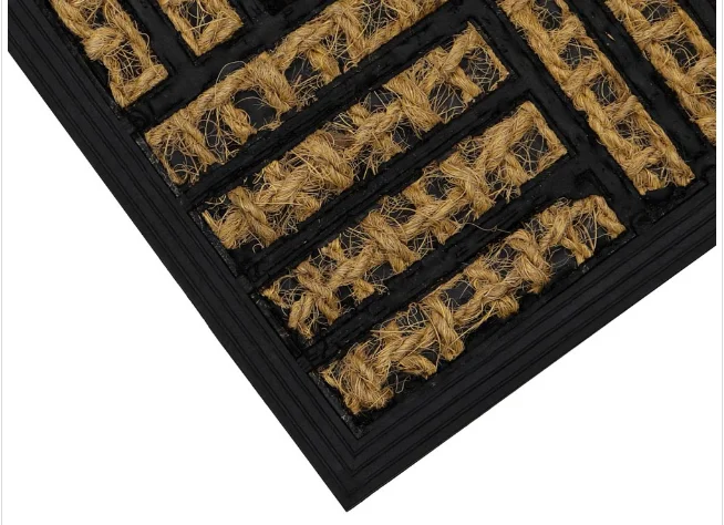 Handmade 100% High Quality Rubber Backed Coir Door Mats From India Unique And Durable Anti-Slip Door Mat For Your Home Or Office