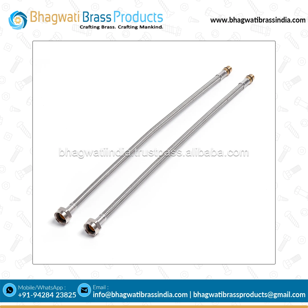 Bathroom Parts & Accessories High Quality Best Selling Customized Size Braided Hose for Pipe Fittings & Plumbing