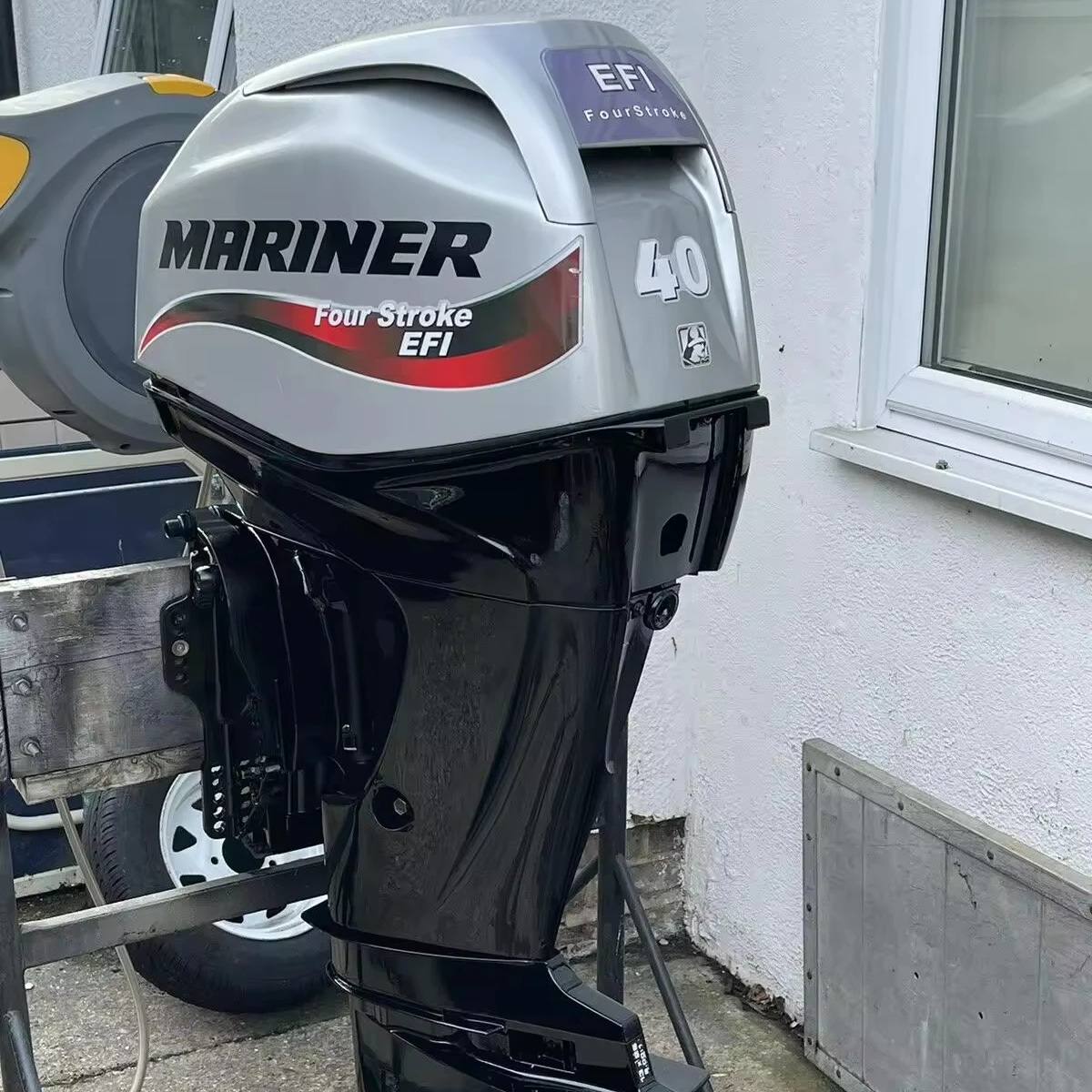 Подержанный 2013 Ma-ri-ner 40hp длинный вал с электроприводом