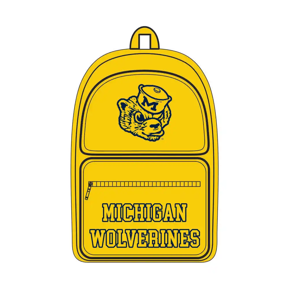 Michigan Wolverines University Backpack Laptop School Bag