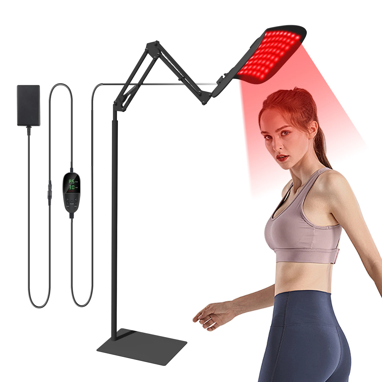 Терапия красным светом для тела красная инфракрасная световая терапевтическая панель с подставкой 660 нм и 850 Нм инфракрасное Световое Устройство