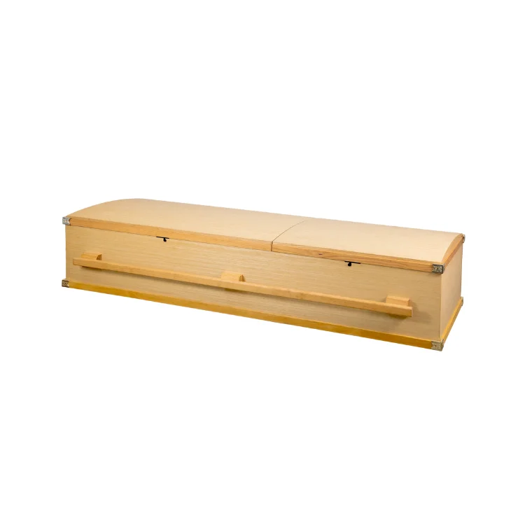Wholesale Caskets And Coffins Funeral Casket Manufacturer Wooden Coffin For Adult Customized Service Vietnam Manufacturer