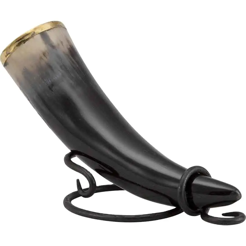 Excellent viking drinking horn Engraved handcrafted Eco friendly buffalo drinking horn with custom price