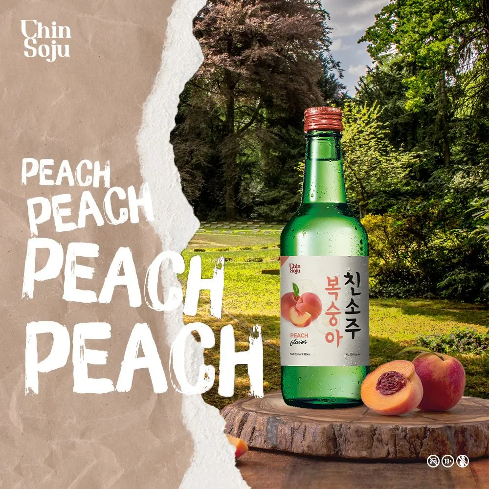 High quality manufacturer Korean Soju 360ml Chin soju Great taste OEM service available and competitive price