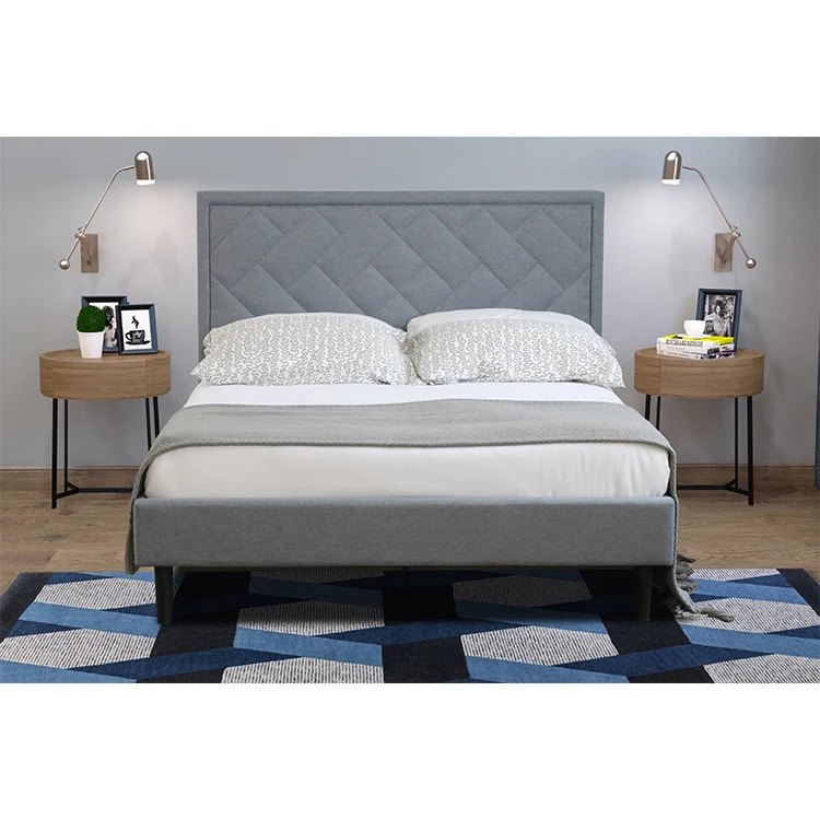 2022 TIVERTON Best Buy King-Size Bed in a Box Light Grey Customizable Logo Design Modern Style Fast Delivery from Supplier