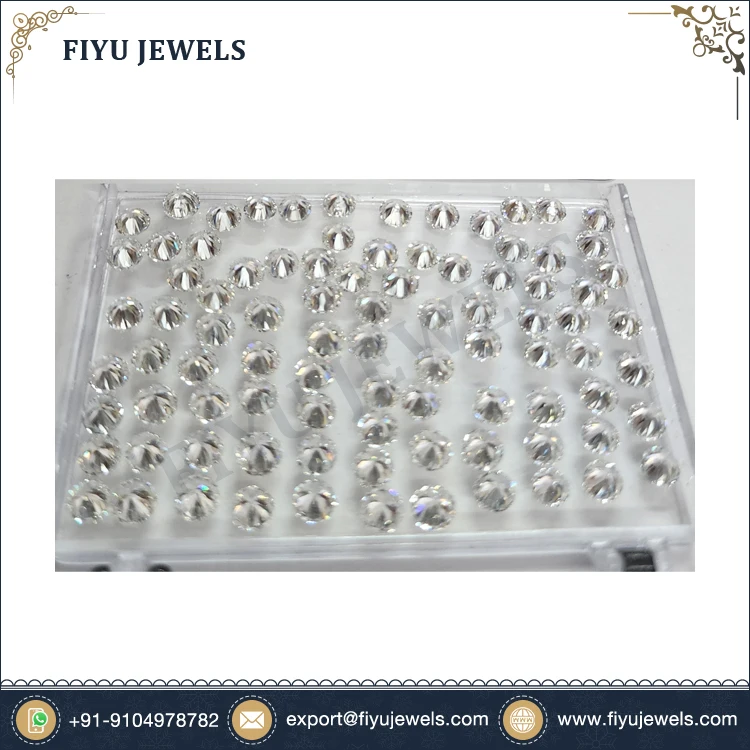 Lab-Grown Real Diamond 0.025 Carat VVS1 VVS2 Clarity White E Color Loose Diamond at Low Market Price