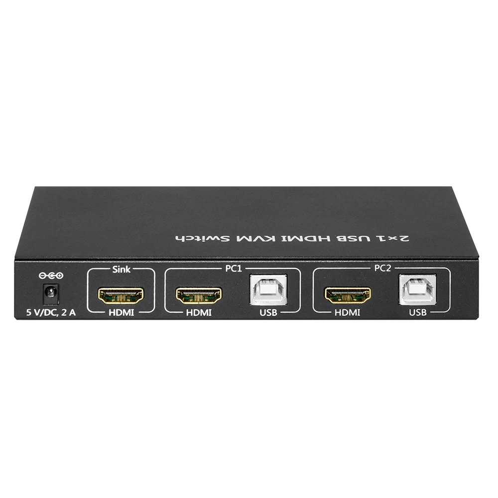 Factory Price KVM201 2X1 USB HDMI KVM SWITCH 4K2K
