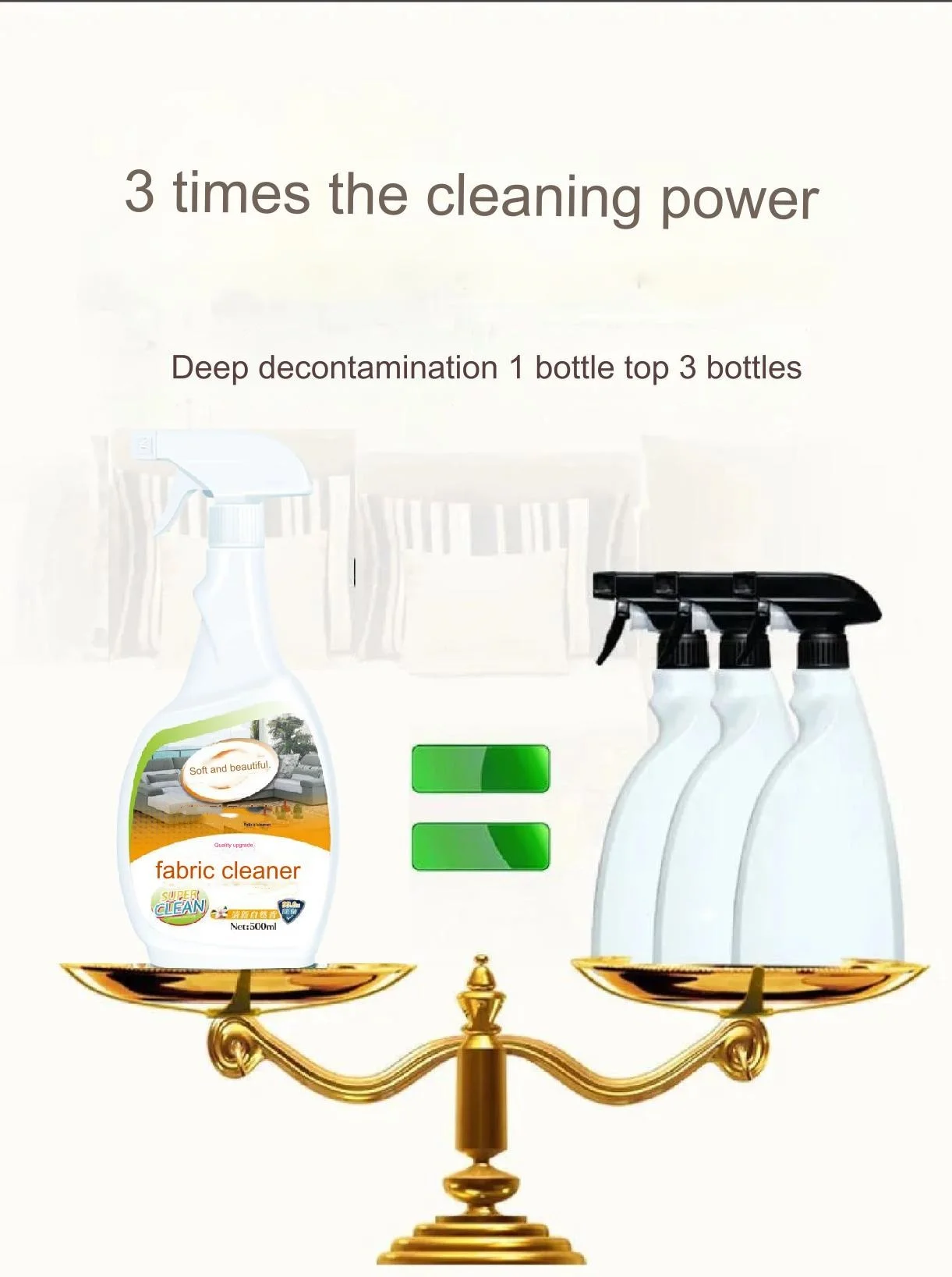 500ml Sell like hot cakes fabric sofa cleaner carpet cleaner dry cleaning spray