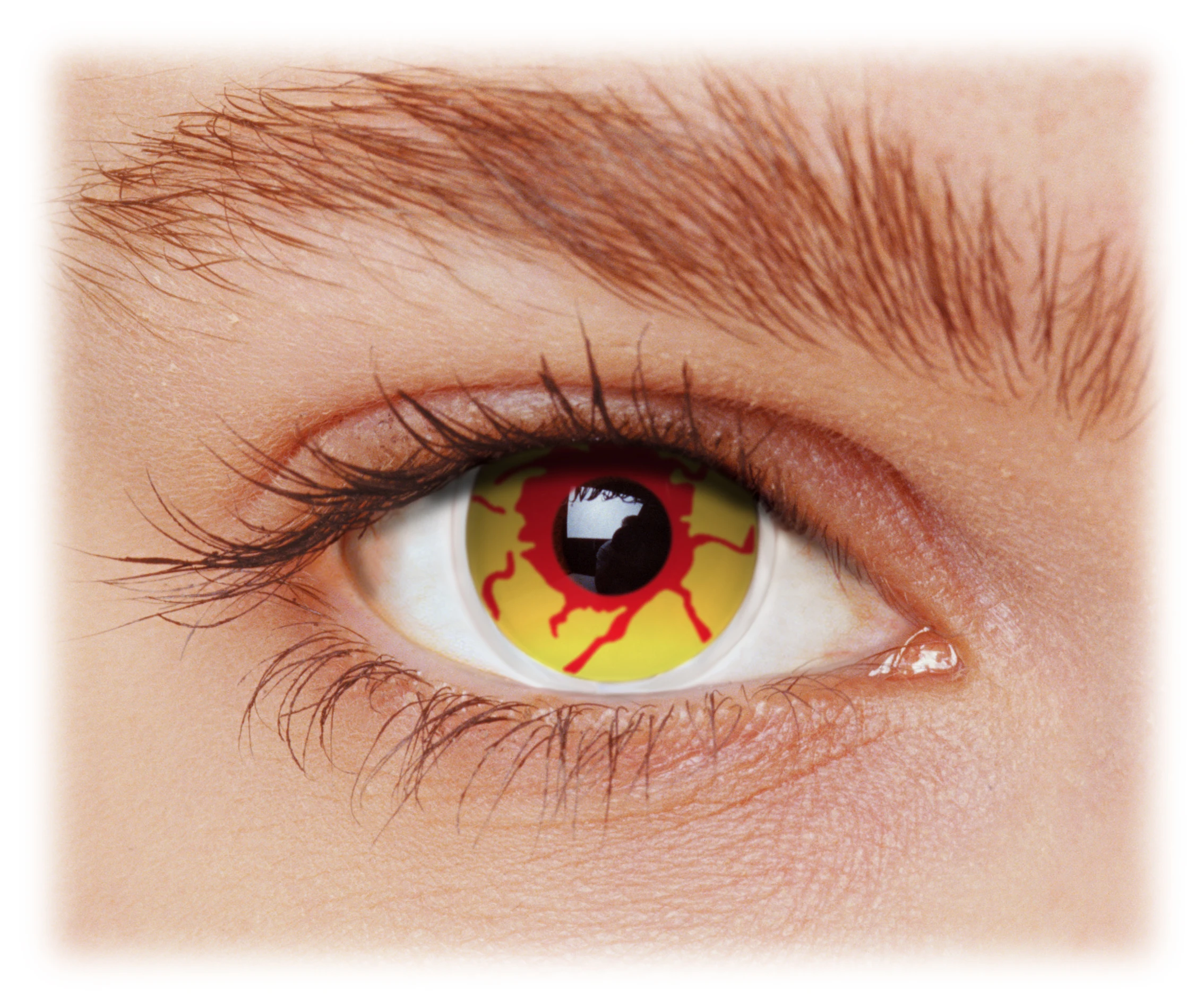 [UNISON] Best selling Korea Lens Brand UNISON Cosplay Halloween Yellow Contact Lens, Unique & Crazy Lens For Men and Women