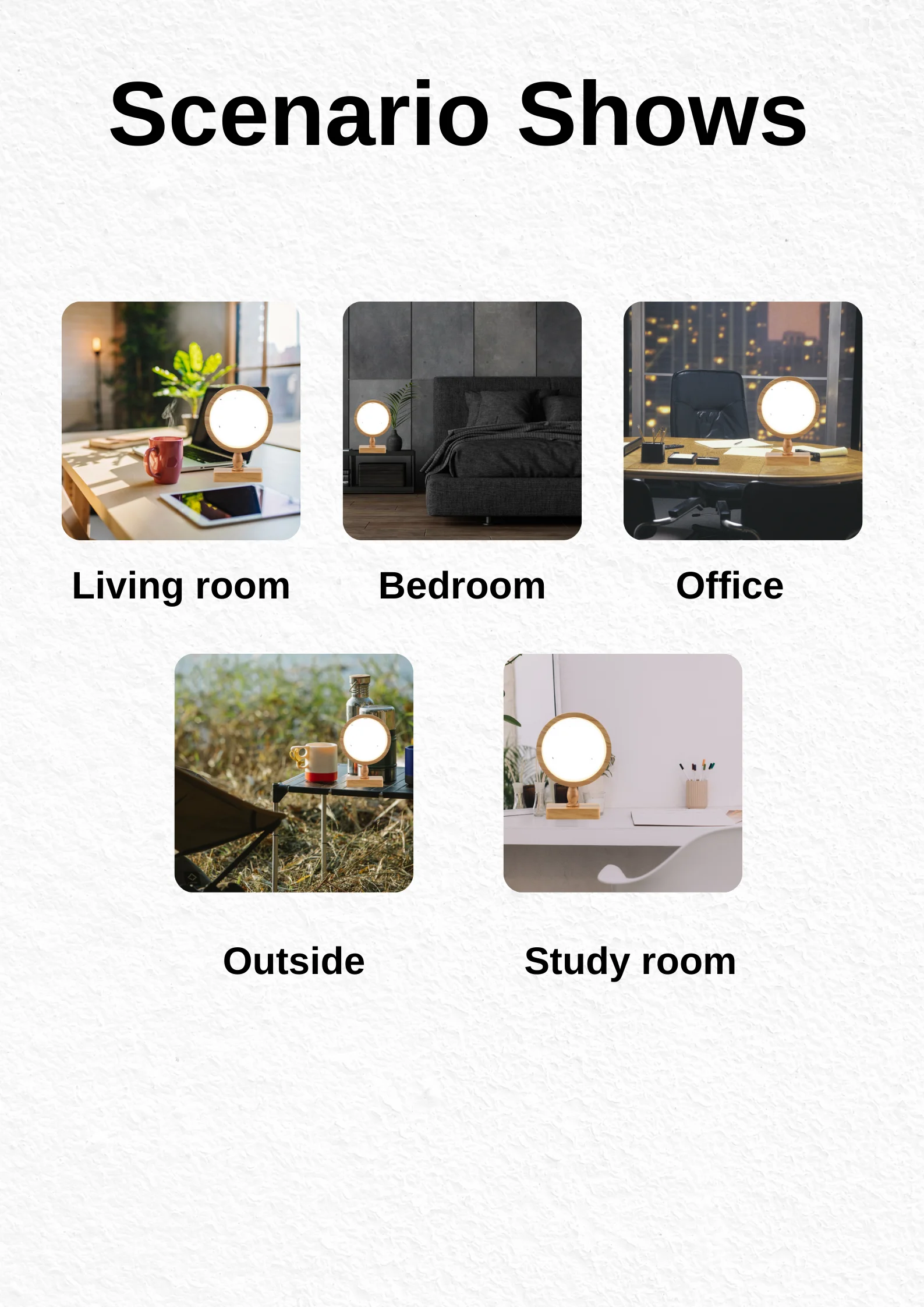 6W Desk Lamp Dimmable Touch with DC Charging