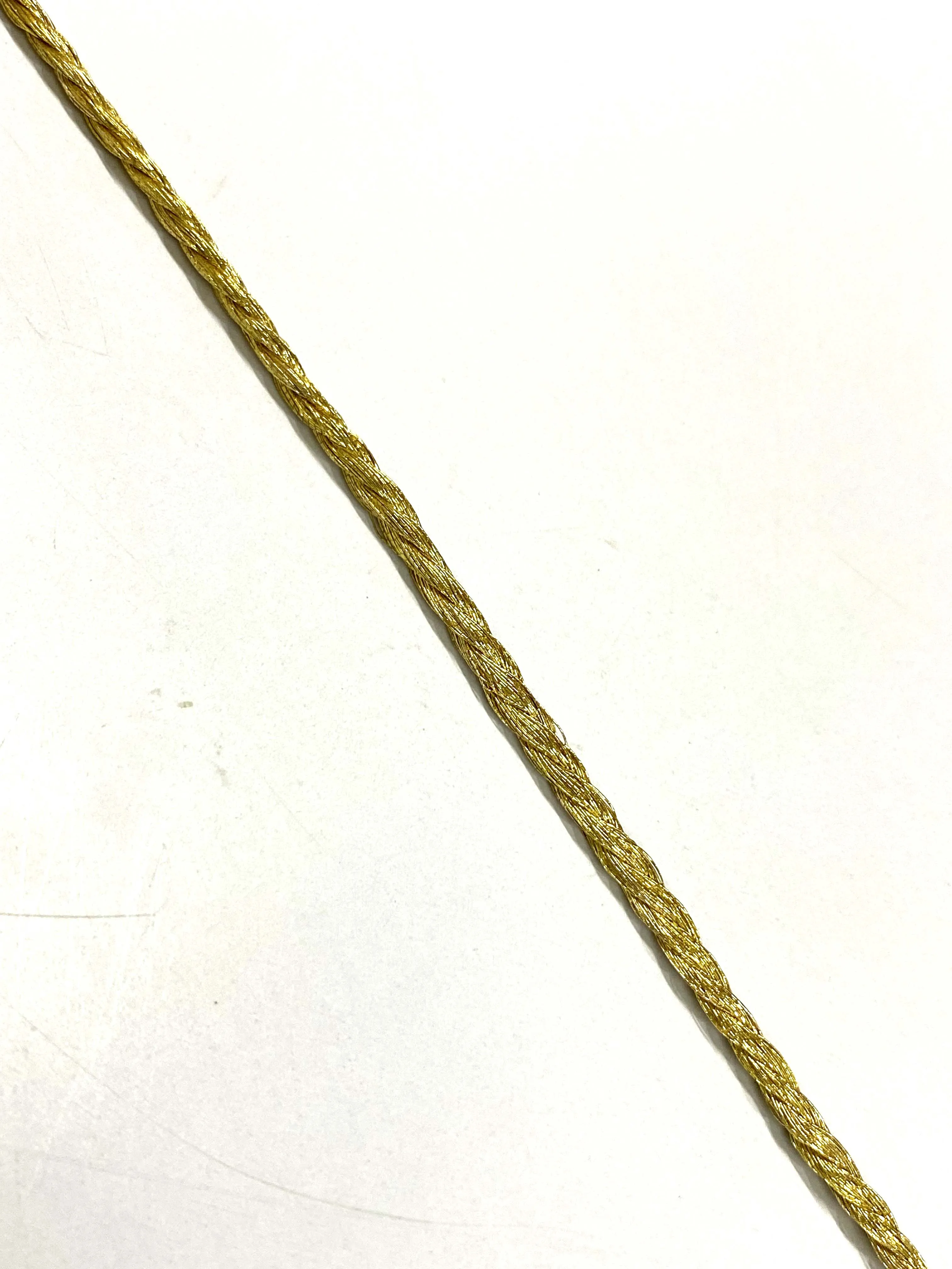 Metallic Gold Twisted Cords For Garments Tags Decorations DIY