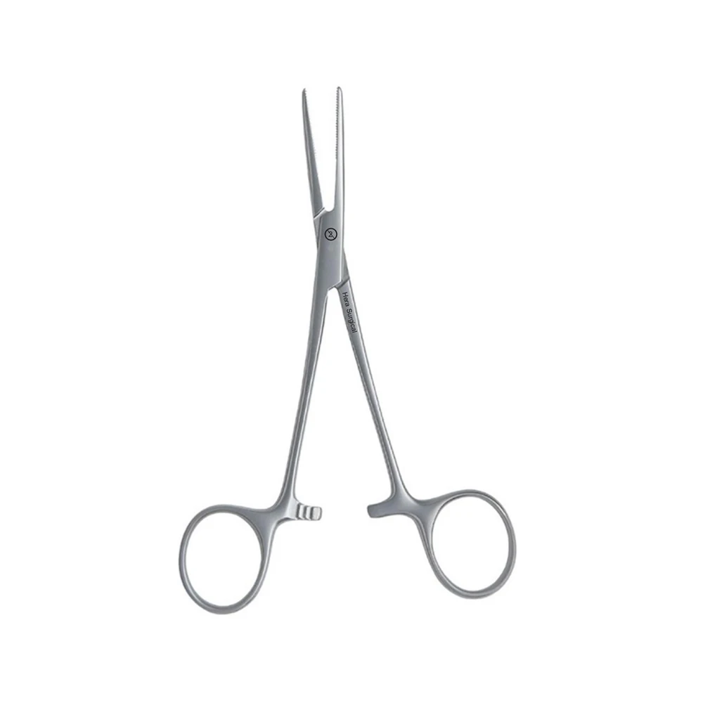 Хирургические гемостатические щипцы из нержавеющей стали