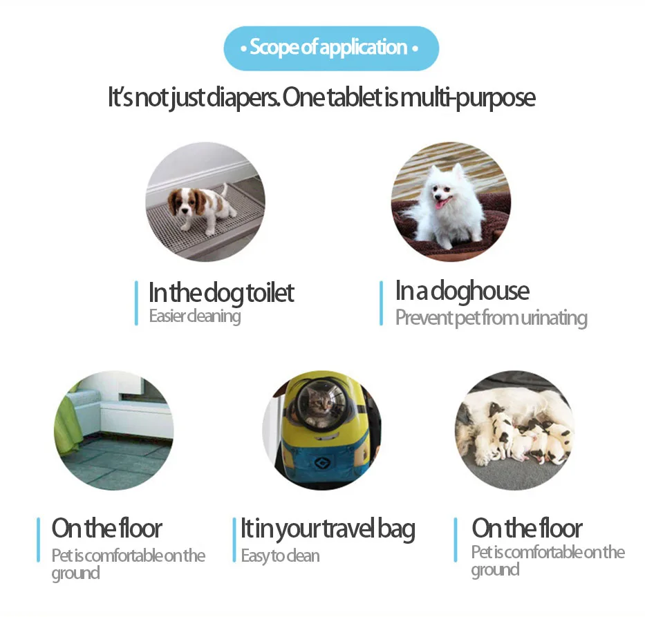 8 layer Leak proof dog puppy  wee pads  puppy training pad disposable pet pee pads