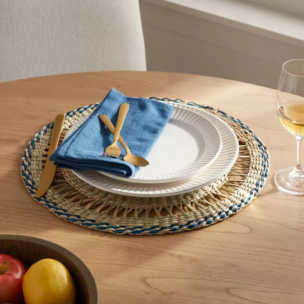 High Quality Seagrass Placemats Braided Plait Variety of Sizes Custom Table Decorations for Christmas Handmade From Vietnam