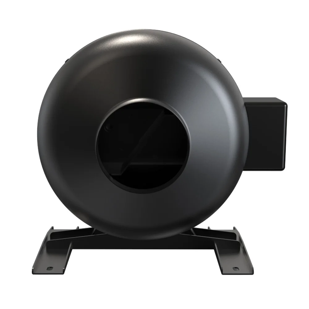 Black 6Inch High Suction Exhaust Fan Round Radial Centrifugal Fan Wheel