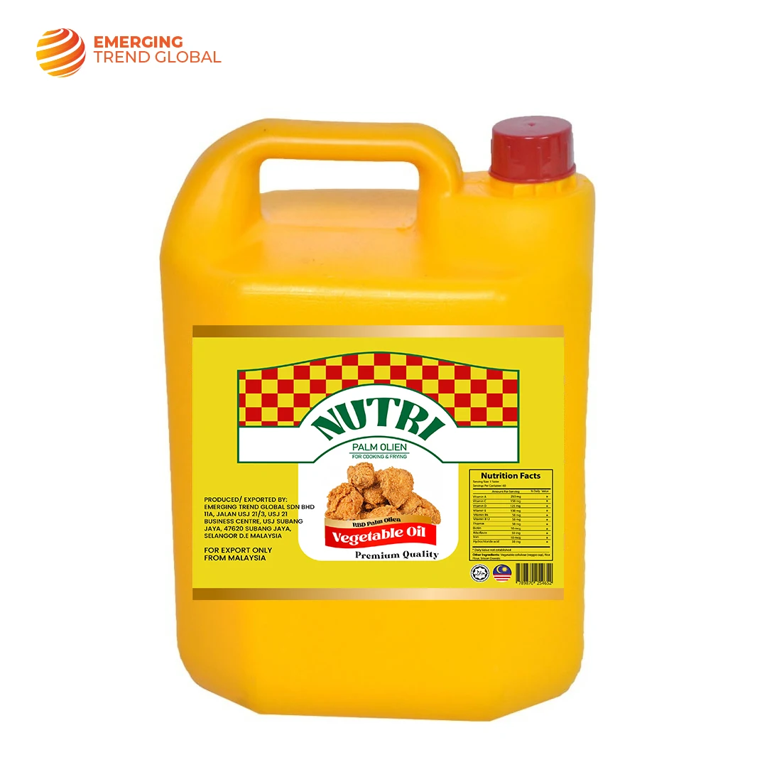 [Malaysia] Fast Shipping 100% Pure Natural RBD Palm Olein 5 Litre Pet Bottle Packaging Design Halal Certified